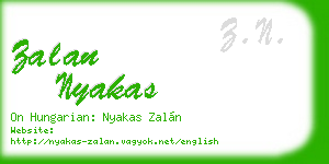 zalan nyakas business card